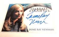 2008 Stargate: Atlantis Autograph Card Signed by Jaime Ray Newman LTD picture