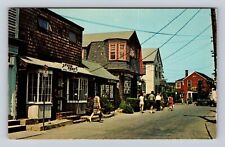 Rockport MA-Massachusetts, Bearskin Neck, Point of Interest, Vintage Postcard picture