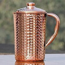 100% Pure Copper Water Pitcher Jug for Ayurveda Health Benefit 2 ltr picture
