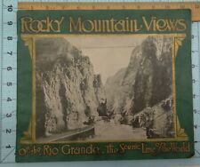 Vintage Rocky Mountain Views on the Rio Grande 1943 Railroad Book picture