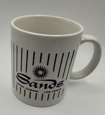 Vintage Sands Hotel Casino Las Vegas Coffee Mug Rare 10oz 3.75” Cup As-Is E-3 picture