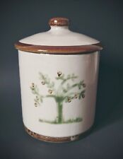 RARE Pleasant Hill By Louisville Stoneware Kitchen Canister Walnut Tree Of Life picture