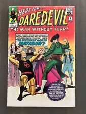 💥 Daredevil v 1 # 5 1964 1st Appearance Matador Pin-Up Intact Wally Wood 💥 picture