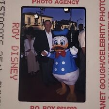 1996 Roy Disney & Donald Duck Disney Celebrity Color Photo Transparency Slide picture