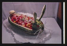 Rabbit watermelon with melon balls, Menges lakeside, Livingston Manor, New York picture