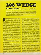 1965 Chevy 396 V8 Engine Build Vintage Magazine Article Ad Henry Smokey Yunick picture