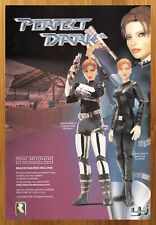 2001 Perfect Dark Action Figures Print Ad/Poster Joanna Dark N64 Videogame Art picture