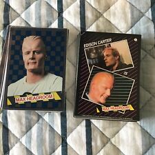 # 1986 Topps Max Headroom Complete Base Set (33) w/ Foil Sticker Set (11) picture