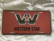 Western Star trucks license plate tag picture