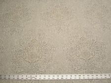 1 1/2 yards Cora damask print fabric color Champagne by Belle Maison r2700 picture