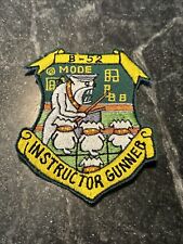 USAF Strategic Air Command PATCH B-52 INSTRUCTOR Gunner Rare Vtg 70s SAC Orig picture