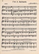 UNIVERSITY OF KANSAS Vintage Song Sheet c1943 