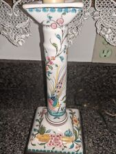 Frederick Cooper Lamp Peacock and Floral Vintage Candlestick Table Lamp 21