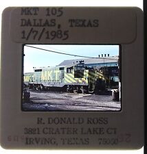 Orig Slide Missouri Kansas Texas MKT GP7 105 Dallas Texas 7Jan1985 picture