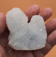 White Aragonite Calcite Cluster- Natural Double Mini Tower Camel Humps Mexico picture