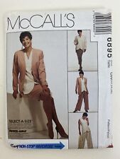 McCall’s 6895 Misses Unlined Jacket Vest Skirt Pants Size 22-26 Uncut 1994 picture