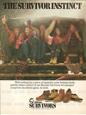 1983 Herman Survivor Boots Vintage Magazine Ad   On The Bleachers at the Game picture