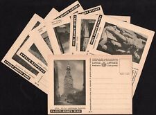 Latvia - seven postcards - Sightseeing (inter war 1920-1940) -