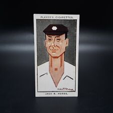 1926 Player's Cigarettes Straight Line Caricatures #29 Jack B Hobbs Tobacco picture