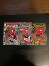 Spider-Man #1 Green/Black (poly bagged) and gold issue 1990 picture