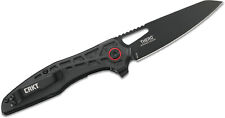 CRKT 6290 THERO T.J. Schwar FOLDING KNIFE Black FRN with Carbon Fiber Brand New picture