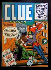 1943 Clue Comics No. 6 Boy King + Nightmare and Sleepy Golden Age Comic Book VG+ picture