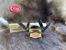 1996 Case Big Chief Canoe Knife With Genuine Stag Handles Mint In Box - 513 picture