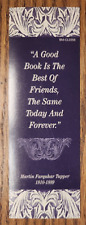 Martin Farquhar Tupper A Good Book Is The Best Of Friends Today Forever Bookmark picture