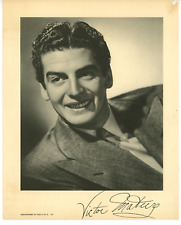 Original 8x10 Photo Actor Victor Mature Printed Signature picture