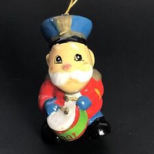 Vintage 90s Toy Soldier Christmas Ornament 1991 Hand Painted picture