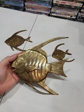 3 Brass Vintage Angel Fish Wall Decor 🐟 🐠 🎏 🎣 🐡 🍥 🐟 🐠 🎏 🎣 🐡 🍥 🐟 🐠  picture