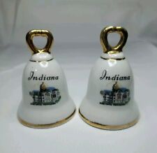 Vintage Indiana Souvenir Salt and Pepper Shaker Set Of 2 No Stoppers picture