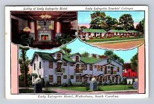 Walterboro SC-South Carolina, Lady Lafayette Hotel Vintage c1936 Postcard picture