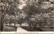 Mountain Lake Park MD The Board Walk 1915 Postcard picture