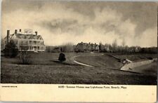 VINTAGE Postcard Beverly MA Summers Homes Lighthouse Point RARE A381 picture
