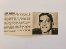 Bill George Chicago Bears 1957 Football SWYB Player Panel picture