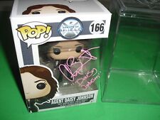 Agent Daisy Johnson Funko Pop #166 signed by Chloe Bennett MINT 9.5/10 COND picture