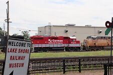 4x6 Photo- RJ Corman 3844 Trains On NS 309 Through Lake Shore Railway Museum picture