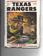 TEXAS RANGERS - JANUARY 1953 - ACCEPT. COND. - VINTAGE PULP picture