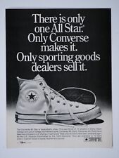 Chuck Taylor Converse All Stars & Vintage 1974 Original Print Ad  8.5 x 11