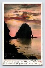 Postcard California Catalina Island CA Castle Rock 1908 Posted Undivided Back picture
