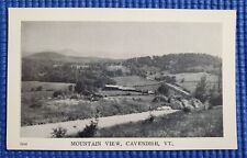 Vintage Mountain View Cavendish Vermont VT Postcard picture