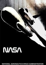 NASA Vintage 1980s Space Shuttle Promo Poster Print picture