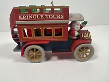 1992 Hallmark Keepsake Ornament Kringle Tours Here Comes Santa- picture