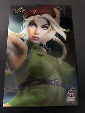 Power Hour #1 Cammy Street Fighter Cosplay METAL #11/20 Variant Black Ops *A5 picture