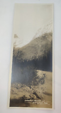 Vintage 1917 Picture Card Mnt. Leanchoil  kicking horse river  BC Canada 9x3.5 picture