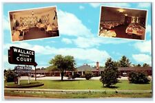 c1960's Wallace Motor Court And Dining Rooms Wallace South Carolina SC Postcard picture