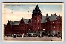Buffalo NY- New York, Public Library, Antique, Vintage c1916 Souvenir Postcard picture