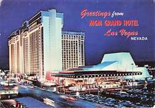 Vintage Postcard MGM Grand Hotel Casino Continental Mirro-Krome Las Vegas Casino picture