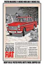 11x17 POSTER - 1964 Fiat 1100d Sedan Always Have at Least One Fiat picture